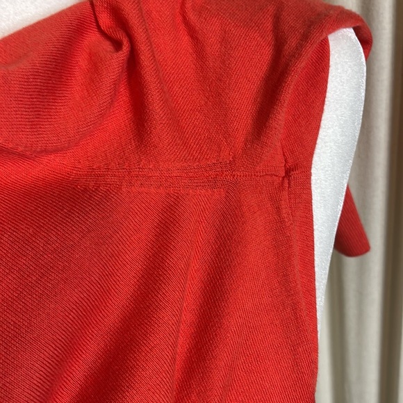 EUC- BANANA REPUBLIC ORANGE REDISH SOFT CARDIGAN SIZE SMALL - Picture 11 of 11